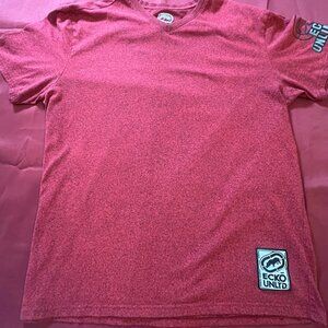 The ECKO unltd t-shirt in red with a rhino logo